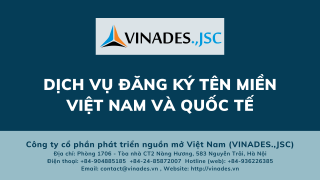 Dịch vụ đăng ký tên miền Việt Nam và Quốc tế